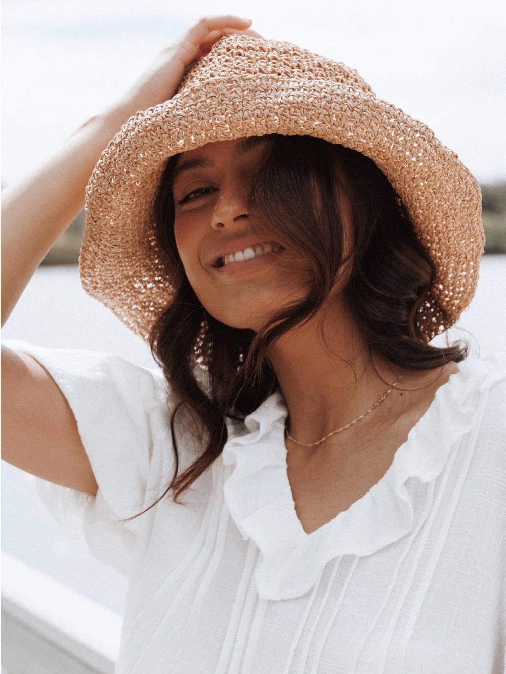 Petal and pup straw hat NWT - Picture 2 of 2